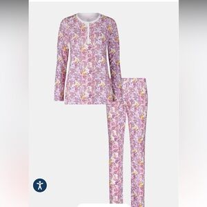 Roller Rabbit X LoveShackFancy Preppy Patchwork Lilac Blush Women’s Pajamas